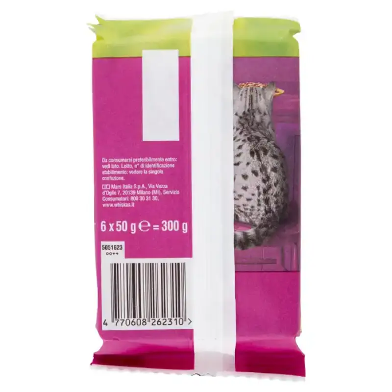 Whiskas Pranzuri cu Carne Alba Gr 50X6 Bax 12 buc.